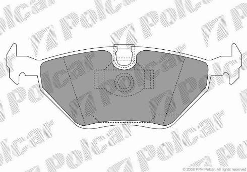 Polcar S70-1083 - Bremžu uzliku kompl., Disku bremzes www.autospares.lv