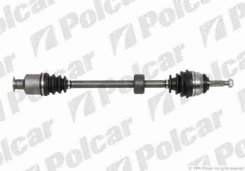 Polcar T99106 - Piedziņas vārpsta www.autospares.lv