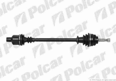 Polcar T49154A - Piedziņas vārpsta www.autospares.lv