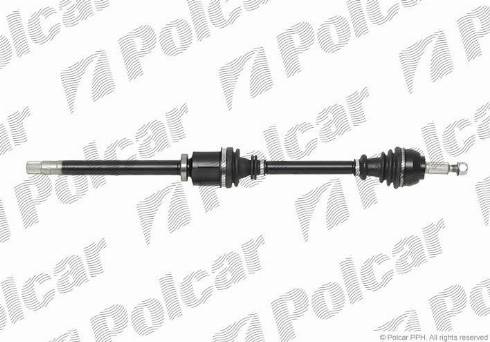 Polcar T49228 - Šarnīru komplekts, Piedziņas vārpsta www.autospares.lv