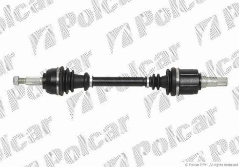 Polcar T49227 - Piedziņas vārpsta www.autospares.lv