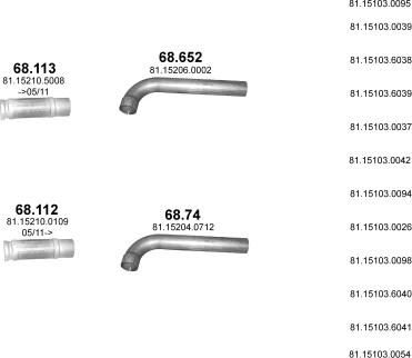 Polmo POLMO99907 - Izplūdes gāzu sistēma www.autospares.lv