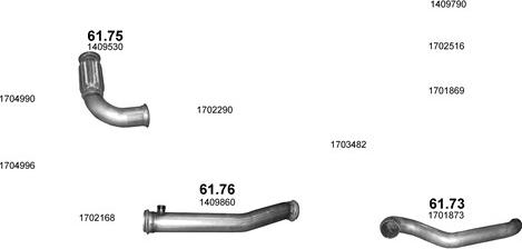 Polmo POLMO40075 - Izplūdes gāzu sistēma www.autospares.lv