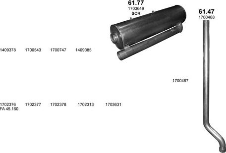 Polmo POLMO40114 - Izplūdes gāzu sistēma www.autospares.lv