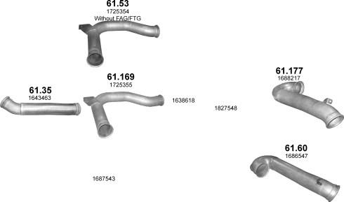 Polmo POLMO00539 - Izplūdes gāzu sistēma www.autospares.lv