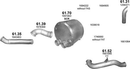 Polmo POLMO01398 - Izplūdes gāzu sistēma www.autospares.lv