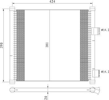 PowerMax 7110405 - Kondensators, Gaisa kond. sistēma www.autospares.lv