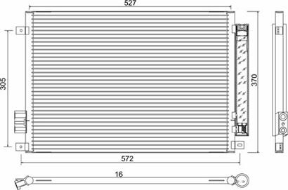 PowerMax 7110430 - Kondensators, Gaisa kond. sistēma www.autospares.lv