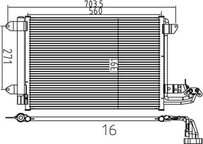 PowerMax 7110115 - Kondensators, Gaisa kond. sistēma www.autospares.lv