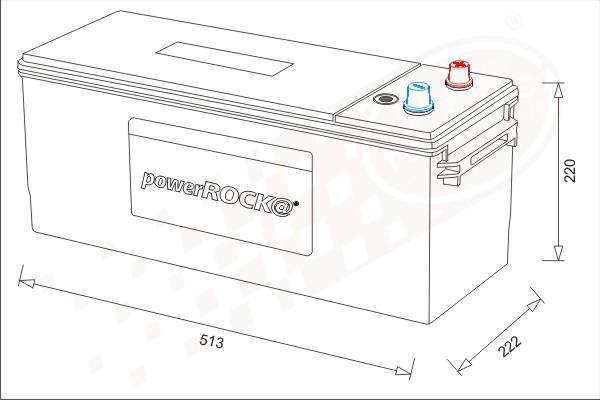 PowerROCK EFB190RML - Starter Battery www.autospares.lv