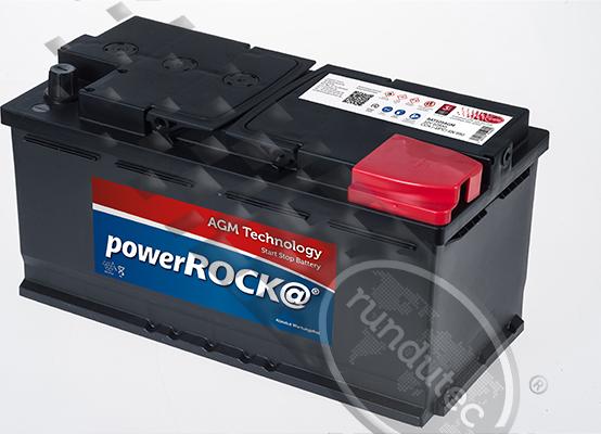 PowerROCK BAT105AGM - Startera akumulatoru baterija www.autospares.lv