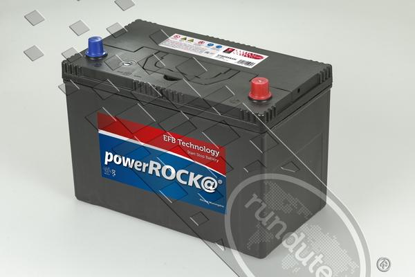 PowerROCK EFB095RAN - Стартерная аккумуляторная батарея, АКБ www.autospares.lv