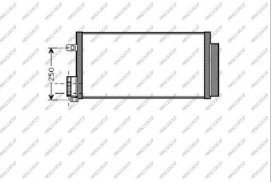 Prasco AA210C002 - Kondensators, Gaisa kond. sistēma www.autospares.lv