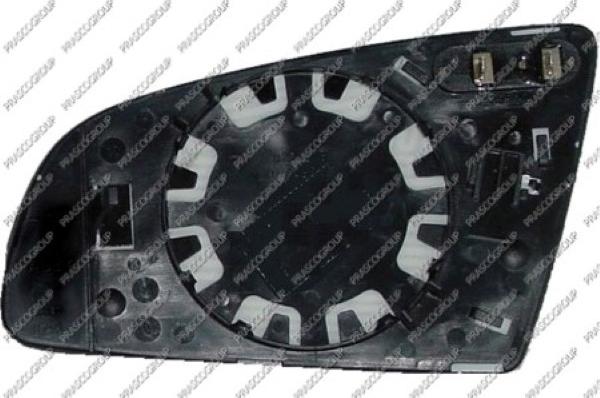 Prasco AD0167523 - Spoguļstikls, Ārējais atpakaļskata spogulis www.autospares.lv