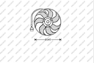 Prasco AD016F001 - Ventilators, Motora dzesēšanas sistēma www.autospares.lv