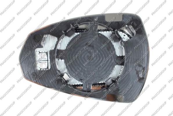 Prasco AD3247503 - Spoguļstikls, Ārējais atpakaļskata spogulis www.autospares.lv