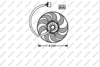 Prasco AD200F007 - Ventilators, Motora dzesēšanas sistēma www.autospares.lv