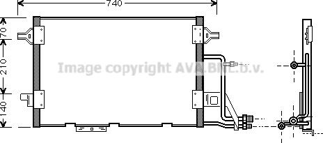 Prasco AI5137 - Kondensators, Gaisa kond. sistēma www.autospares.lv