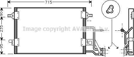 Prasco AI5173 - Kondensators, Gaisa kond. sistēma www.autospares.lv