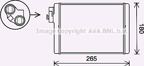 Prasco AI6408 - Siltummainis, Salona apsilde www.autospares.lv