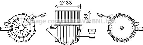 Prasco AI8394 - Elektromotors, Salona ventilācija www.autospares.lv