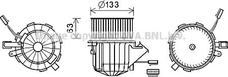 Prasco AI8395 - Elektromotors, Salona ventilācija www.autospares.lv