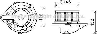 Prasco AI8501 - Elektromotors, Salona ventilācija www.autospares.lv