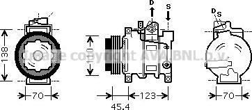 Prasco AIK261 - Kompresors, Gaisa kond. sistēma www.autospares.lv