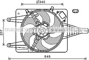 Prasco AL7524 - Ventilators, Motora dzesēšanas sistēma www.autospares.lv