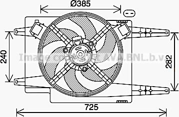 Prasco AL7525 - Ventilators, Motora dzesēšanas sistēma www.autospares.lv