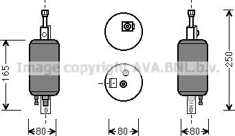 Prasco ALD001 - Sausinātājs, Kondicionieris www.autospares.lv