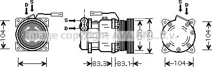 Prasco ALK093 - Kompresors, Gaisa kond. sistēma www.autospares.lv