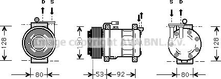 Prasco ALK009 - Kompresors, Gaisa kond. sistēma www.autospares.lv