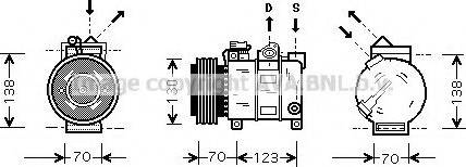 Prasco ALK016 - Kompresors, Gaisa kond. sistēma www.autospares.lv