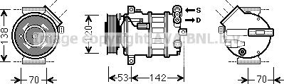 Prasco ALK143 - Kompresors, Gaisa kond. sistēma www.autospares.lv