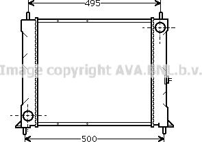 Prasco AU2067 - Radiators, Motora dzesēšanas sistēma www.autospares.lv