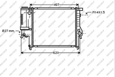 Prasco BM010R030 - Radiators, Motora dzesēšanas sistēma www.autospares.lv