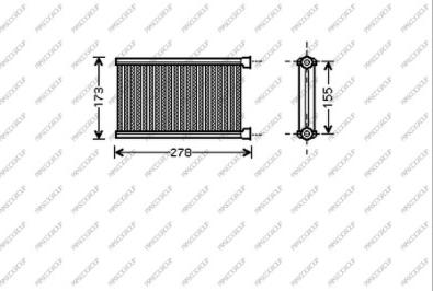 Prasco BM121H002 - Siltummainis, Salona apsilde www.autospares.lv