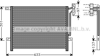 Prasco BW5397 - Kondensators, Gaisa kond. sistēma www.autospares.lv