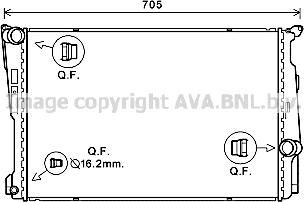 Prasco BW2546 - Radiators, Motora dzesēšanas sistēma www.autospares.lv