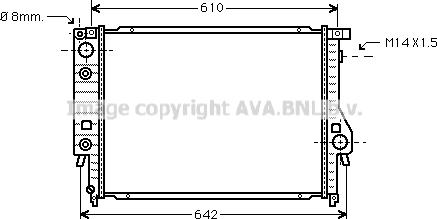 Prasco BW2048 - Radiators, Motora dzesēšanas sistēma www.autospares.lv