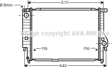 Prasco BW2167 - Radiators, Motora dzesēšanas sistēma www.autospares.lv