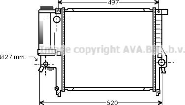 Prasco BW2139 - Radiators, Motora dzesēšanas sistēma www.autospares.lv