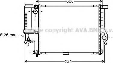 Prasco BW2201 - Radiators, Motora dzesēšanas sistēma www.autospares.lv