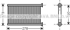 Prasco BWA6342 - Siltummainis, Salona apsilde www.autospares.lv