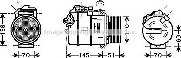 Prasco BWAK384 - Kompresors, Gaisa kond. sistēma autospares.lv