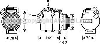 Prasco BWAK385 - Kompresors, Gaisa kond. sistēma www.autospares.lv