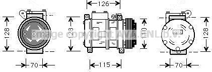 Prasco BWAK229 - Kompresors, Gaisa kond. sistēma www.autospares.lv