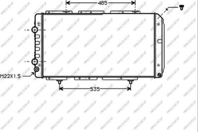 Prasco CI950R008 - Radiators, Motora dzesēšanas sistēma www.autospares.lv