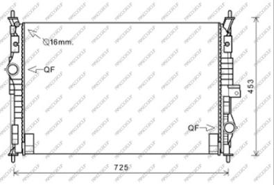 Prasco CI450R001 - Radiators, Motora dzesēšanas sistēma www.autospares.lv